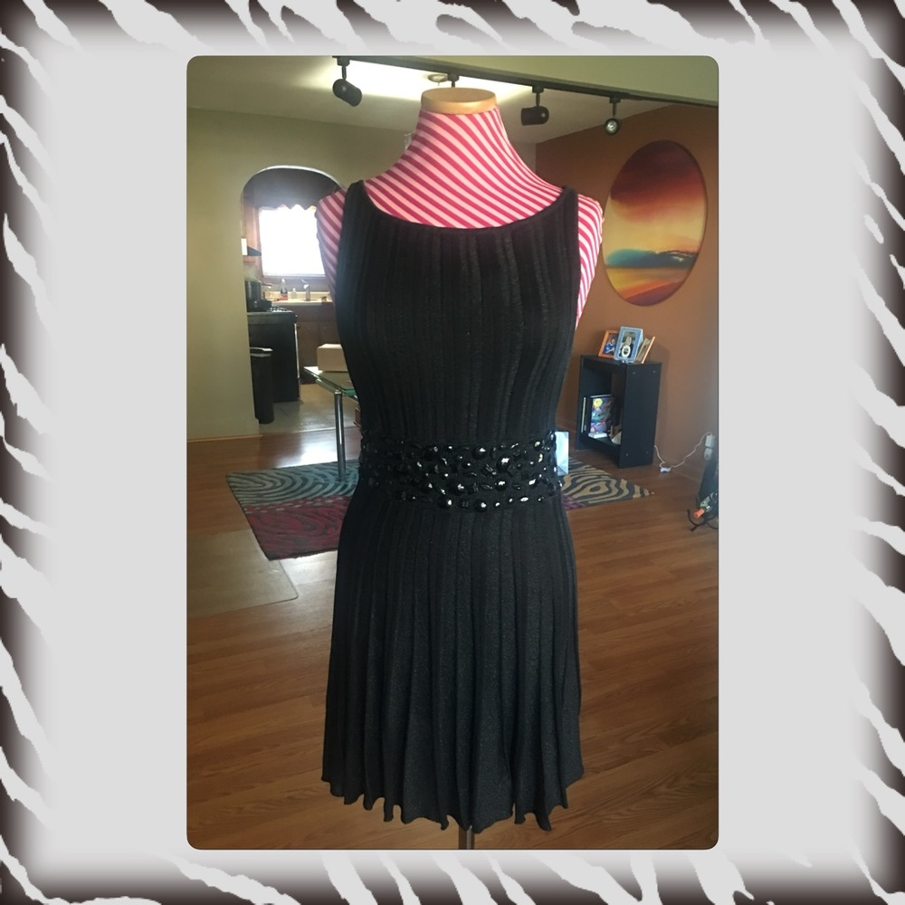 Little Black Sparkle Dress